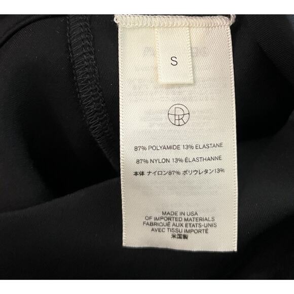 The Row Black Pull On Women's Stretch Pants Size Small - Picture 4 of 5